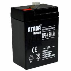 Аккумулятор ATABA AGM 6V 4Ah